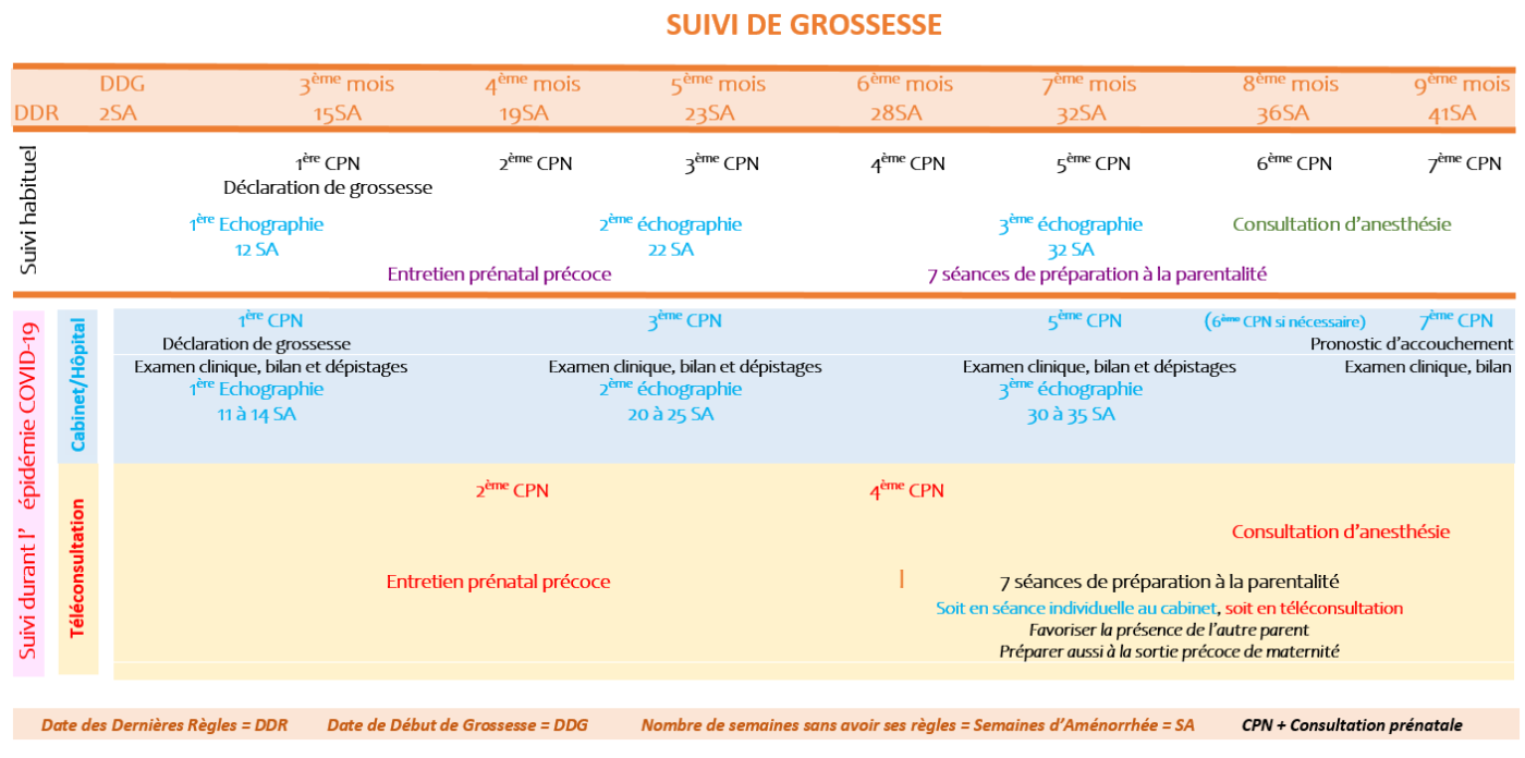 Suivi de grossesse dernières actualités - 1000 jours qui comptent pour